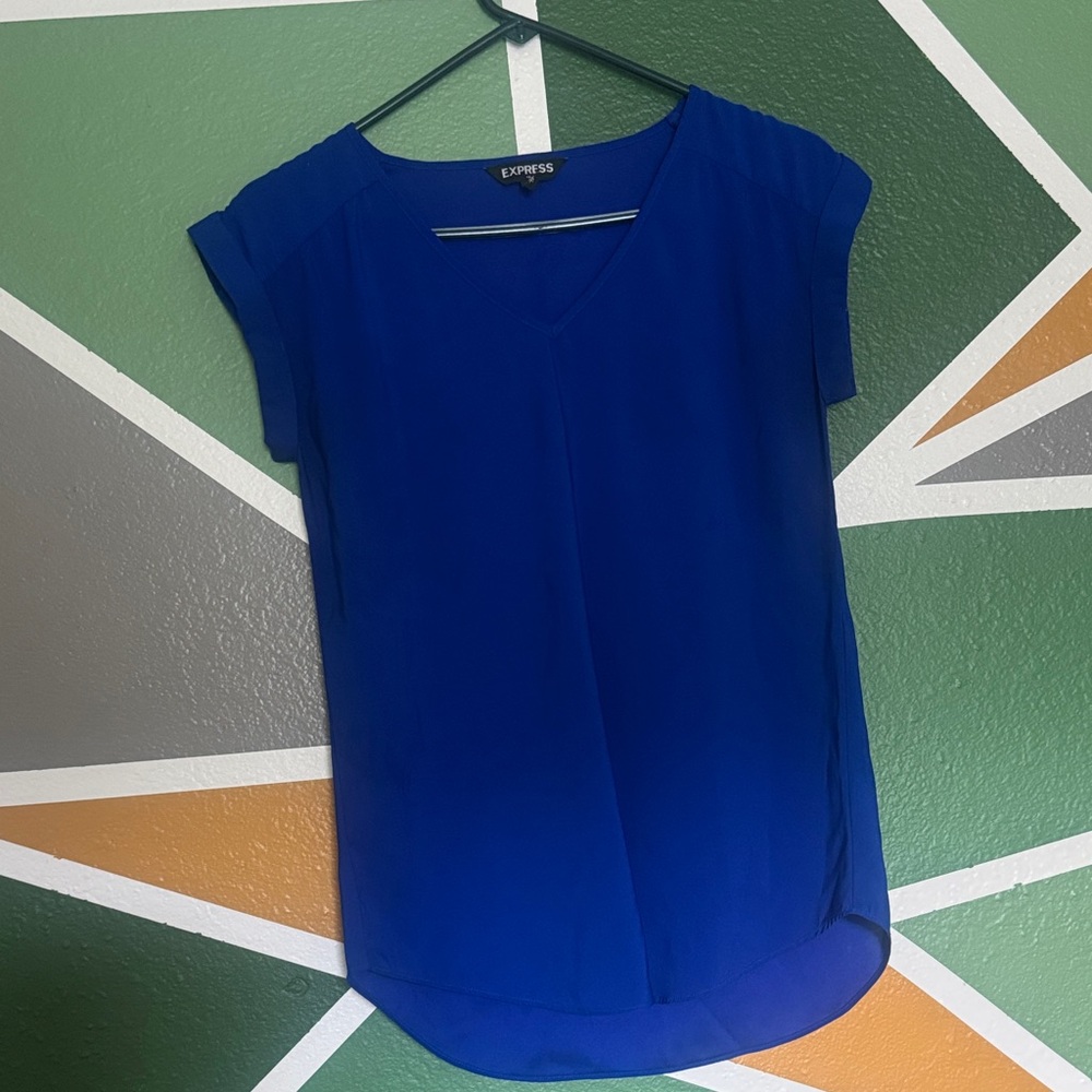 Express Women's Vibrant Blue Blouse